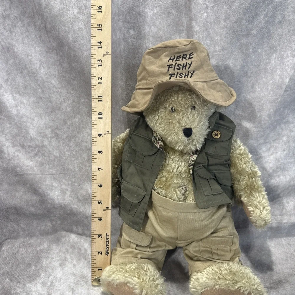 BOYDS BEAR VINTAGE THE HEAD BEAN COLLECTION HERE FISHY FISHY EXCELLENT NO TAGS